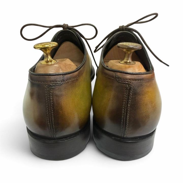 Great BERLUTI Dress shoes Alessandro Galle Scrit Calligraphy Yellow
