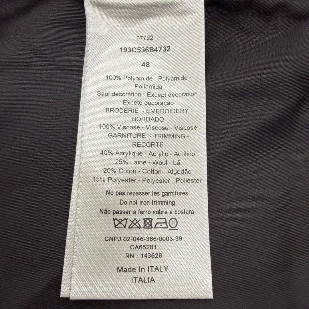Pristine DIOR Peter Doig Jacket Embroidered double-zip blouson 48 193C536B4732