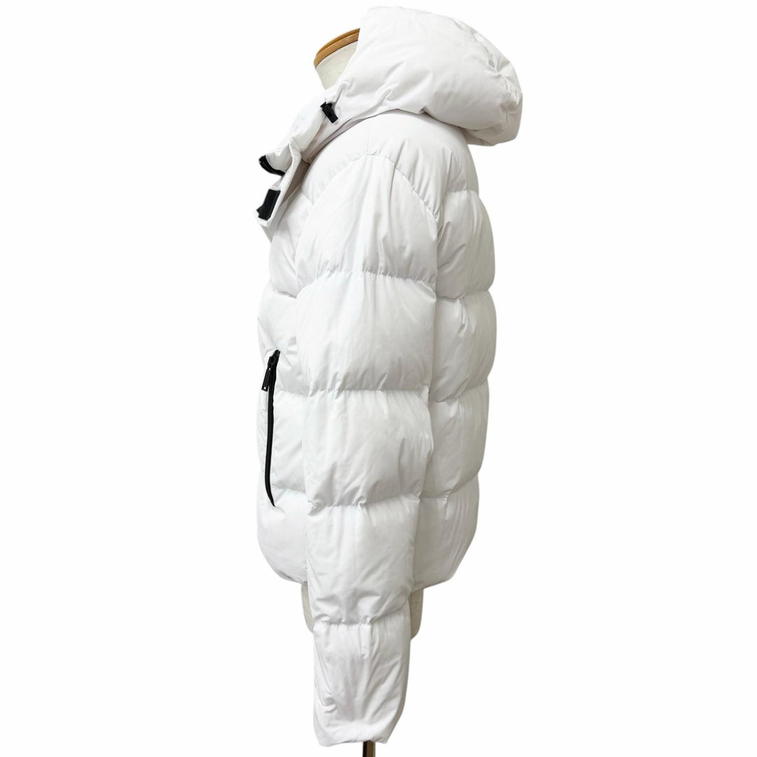 Great DSQUARED2 Down jacket Hooded white polyester mens 46 S71AN0305