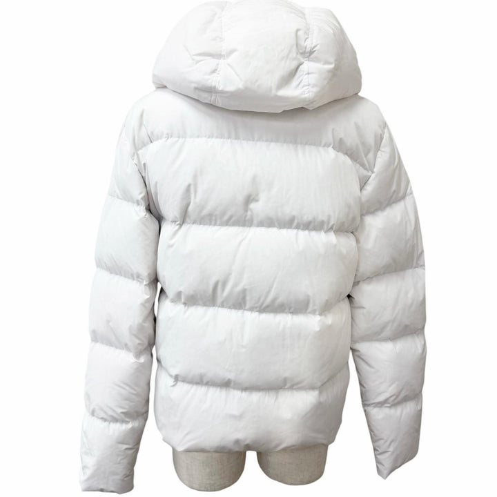 Great DSQUARED2 Down jacket Hooded white polyester mens 46 S71AN0305