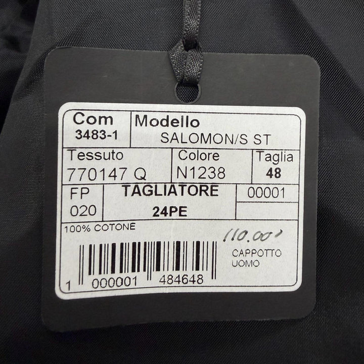 Excellent TAGLIATORE coat SALOMON Gingham check belted white