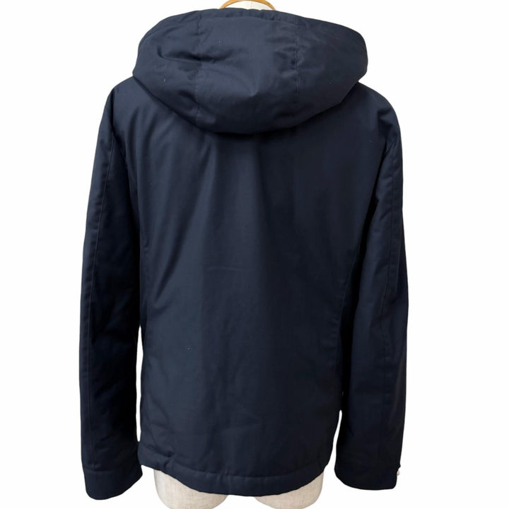 Great MOORER Down jacket ALBINI-PUM Hooded Navy polyester mens IT 52