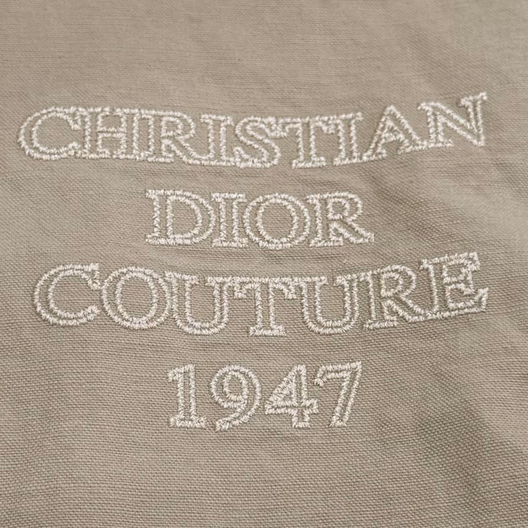 Excellent DIOR hoodie Logo embroidered hooded double-zip blouson 44 383D487BY547