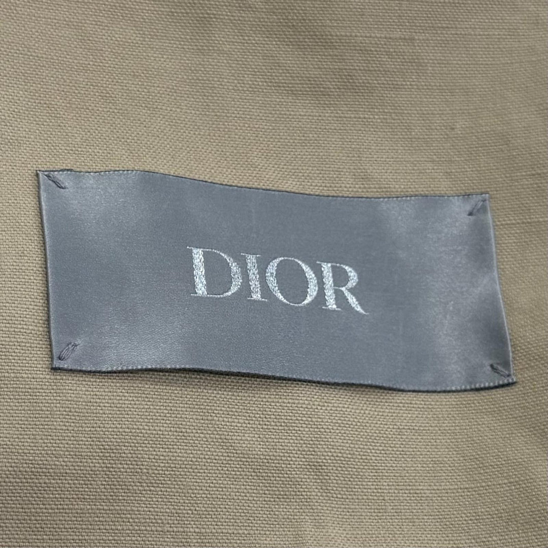 Excellent DIOR hoodie Logo embroidered hooded double-zip blouson 44 383D487BY547