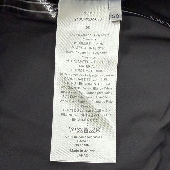 Excellent DIOR DESCENTE MIZUSAWA DOWN Down jacket Mizusawa Down 50 213C402A5093