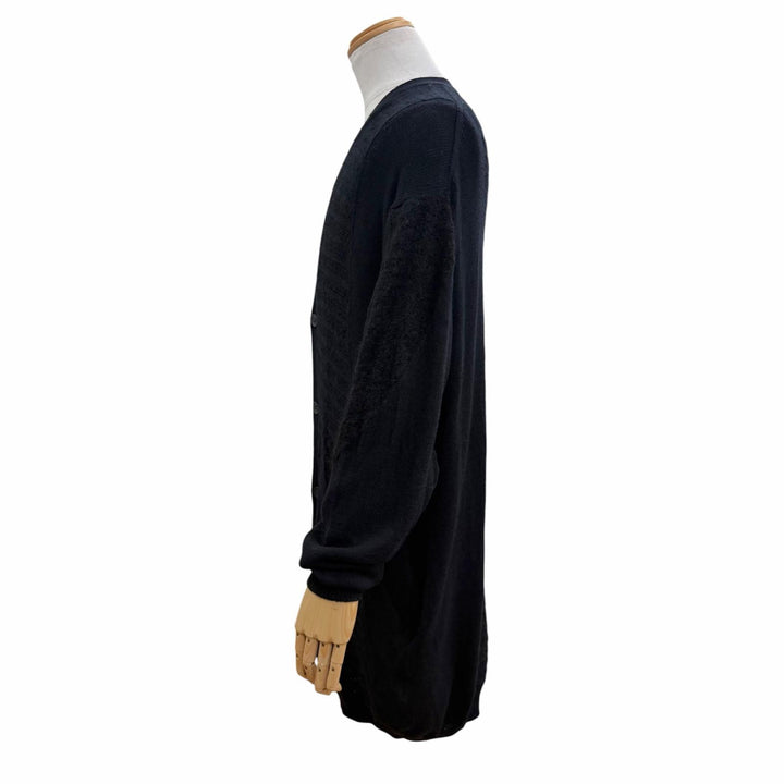 Great Yohji Yamamoto POUR HOMME cardigan V-neck long knit wool 3 HL-K81-193