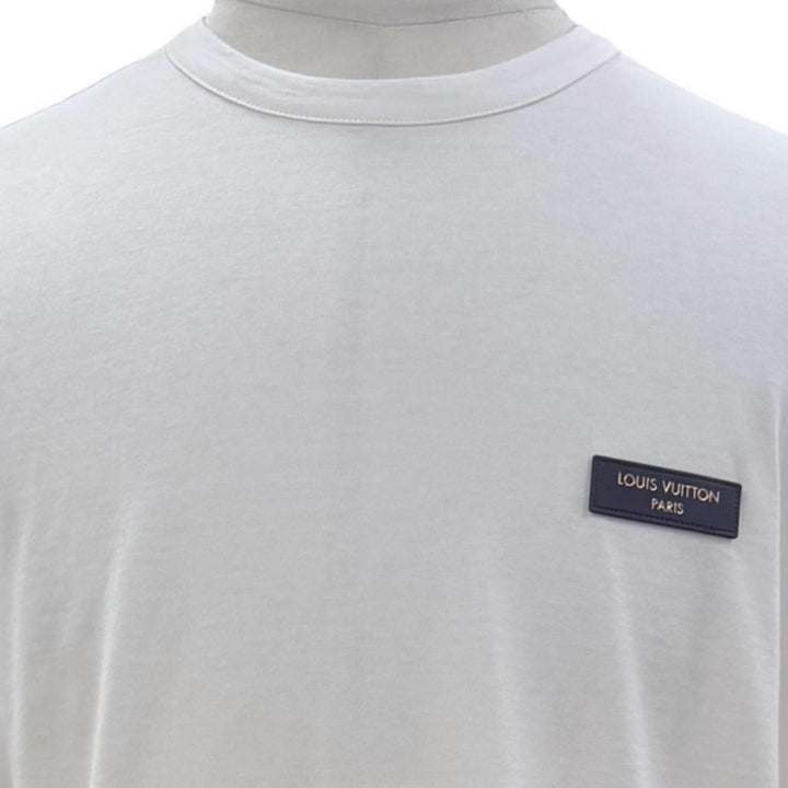 Pristine LOUIS VUITTON Short sleeve T-shirt white cotton mens L 1AK7GW