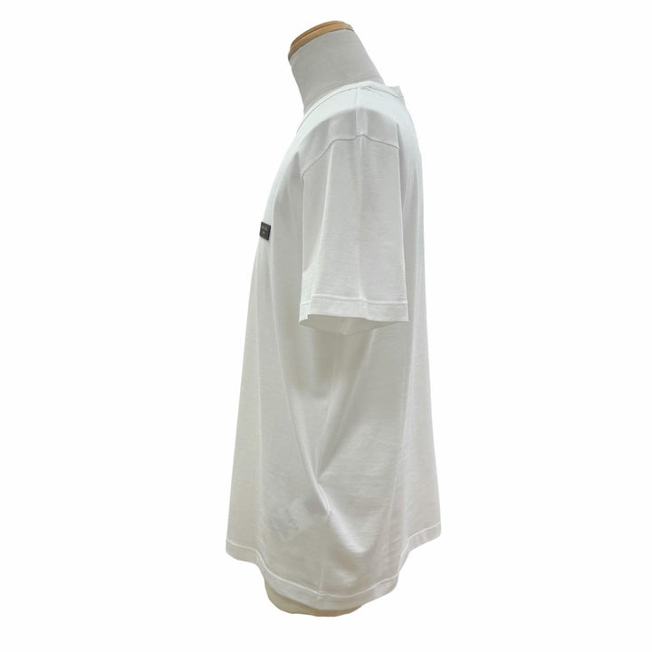 Pristine LOUIS VUITTON Short sleeve T-shirt white cotton mens L 1AK7GW