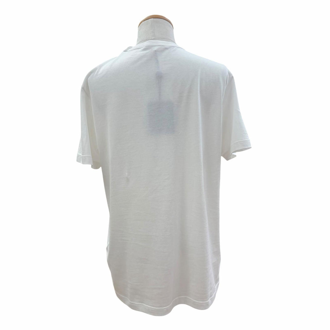 Pristine LOUIS VUITTON Short sleeve T-shirt white cotton mens L 1AK7GW