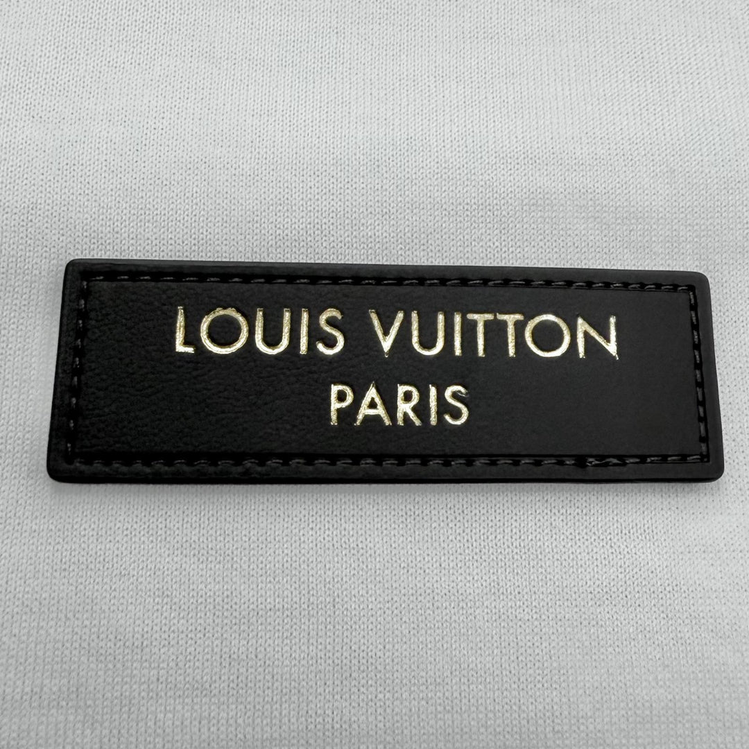 Pristine LOUIS VUITTON Short sleeve T-shirt white cotton mens L 1AK7GW
