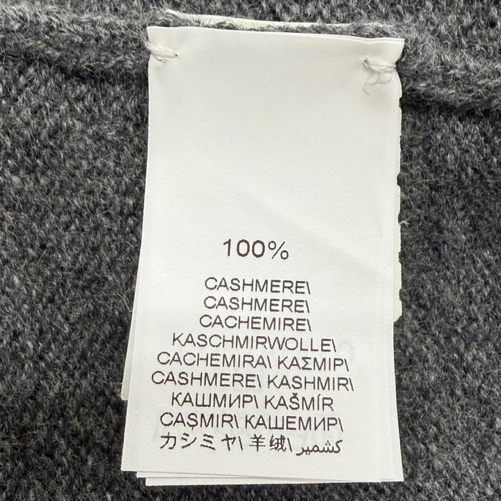 Excellent Brunello Cucinelli sweater Turtleneck knit gray cashmere mens IT 54