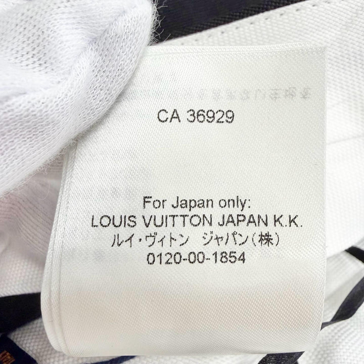 Pristine LOUIS VUITTON Pants Monogram tag slacks black wool Women IT 36