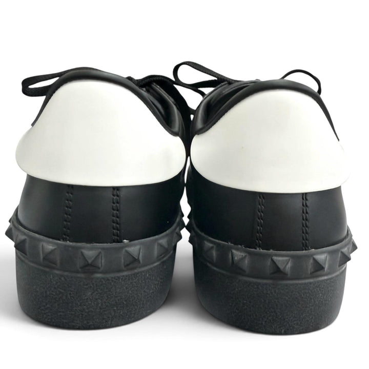 Excellent Valentino Garavani Low cut sneakers VLTN logo black leather mens IT 40