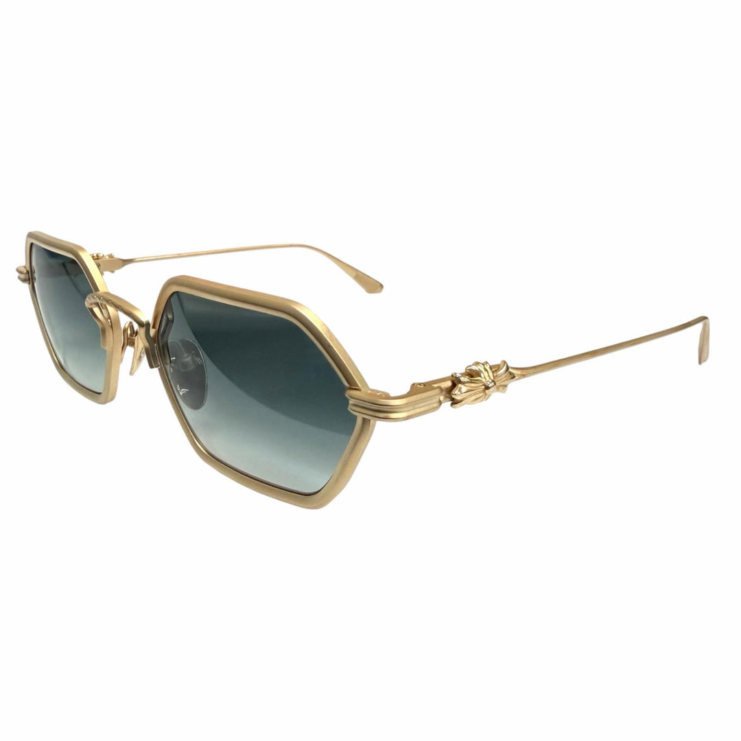 Great CHROME HEARTS sunglasses DATAS Cross Eyewear gold