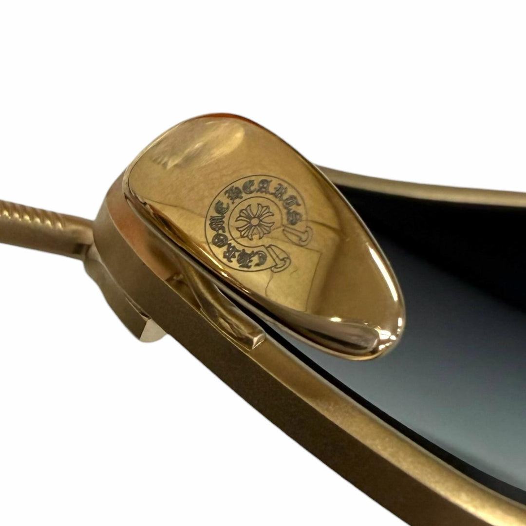 Great CHROME HEARTS sunglasses DATAS Cross Eyewear gold