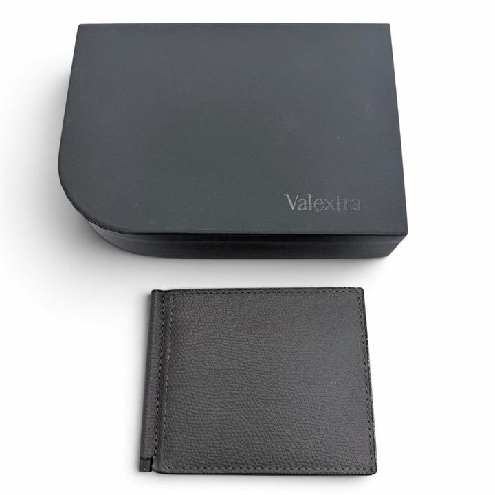 Excellent Valextra Bifold Wallet Money clip, billfold, card case SGSR0080028