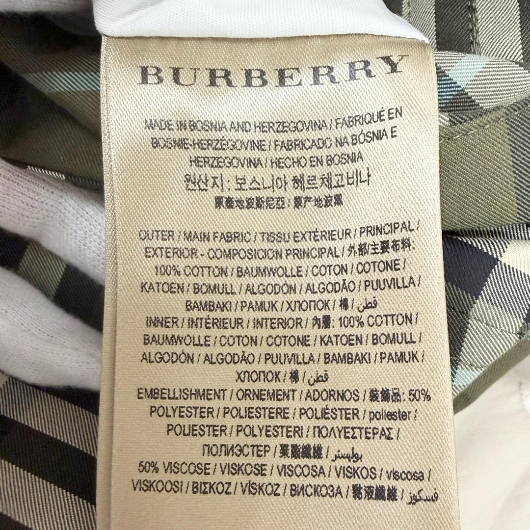 Pristine BURBERRY trench coat Nova Check Pattern Reversible IT 40 8005777