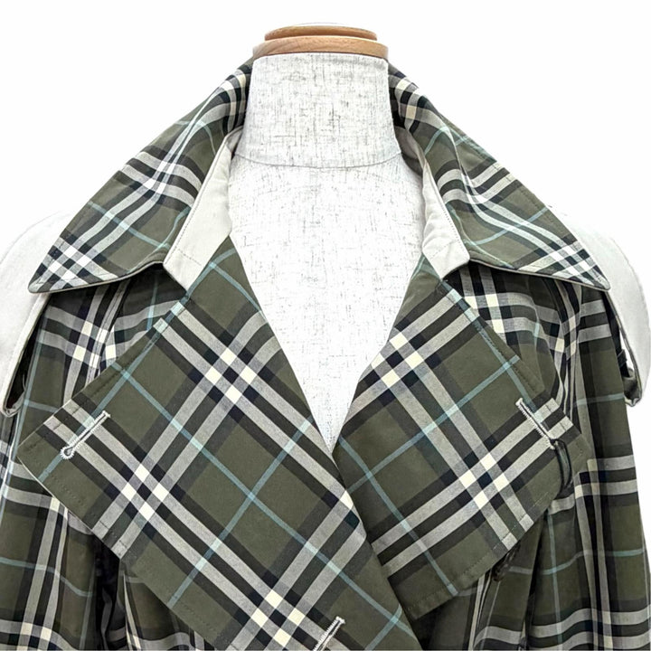 Pristine BURBERRY trench coat Nova Check Pattern Reversible IT 40 8005777