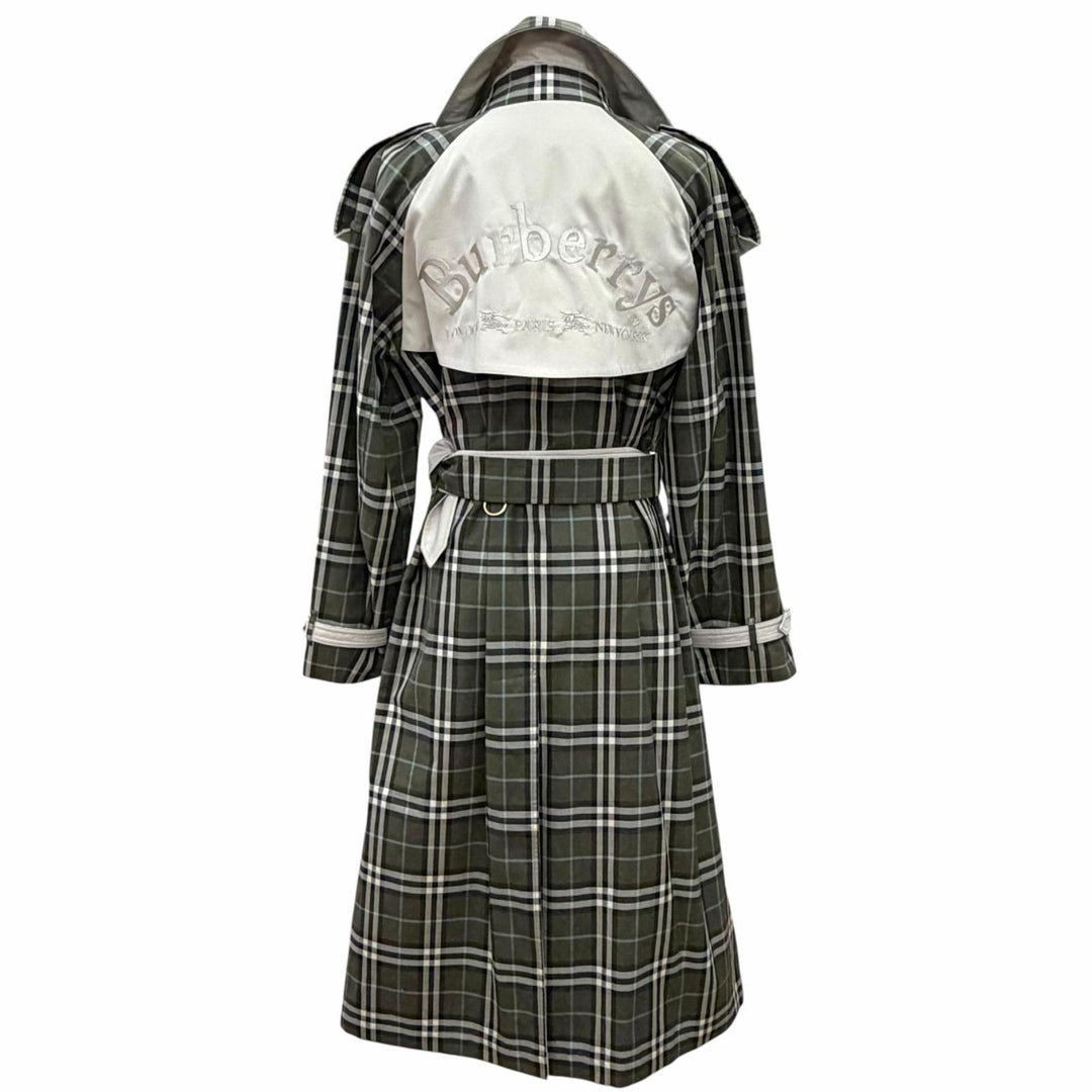 Pristine BURBERRY trench coat Nova Check Pattern Reversible IT 40 8005777