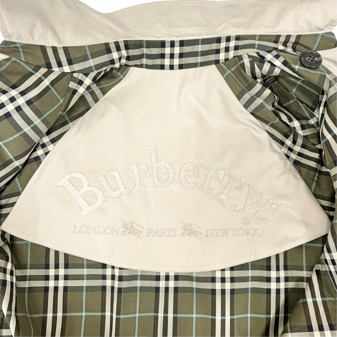 Pristine BURBERRY trench coat Nova Check Pattern Reversible IT 40 8005777