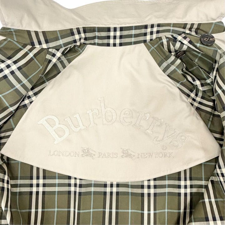 Pristine BURBERRY trench coat Nova Check Pattern Reversible IT 40 8005777