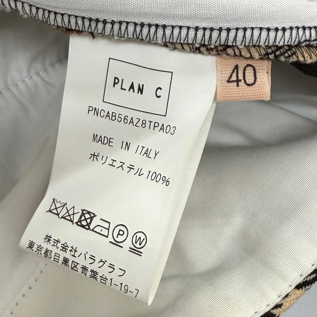 Excellent Plan C suit Checked belt polyester CMCAC55K00TPA03/PNCAB56AZ8TPA3