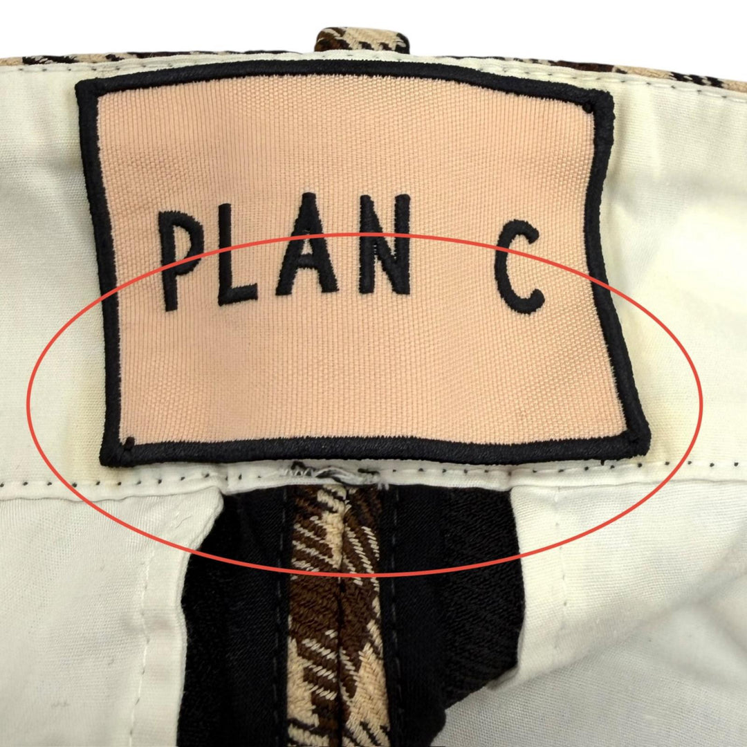 Excellent Plan C suit Checked belt polyester CMCAC55K00TPA03/PNCAB56AZ8TPA3