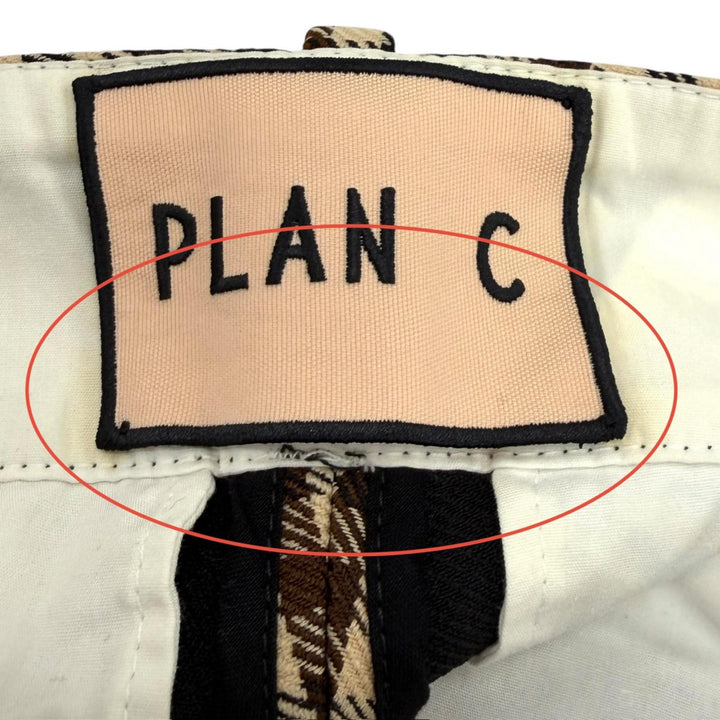 Excellent Plan C suit Checked belt polyester CMCAC55K00TPA03/PNCAB56AZ8TPA3