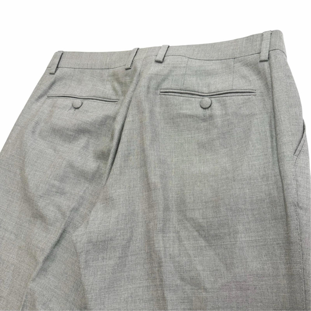 Excellent DOLCE&GABBANA suit 3-piece two-piece set single gray wool mens IT 48