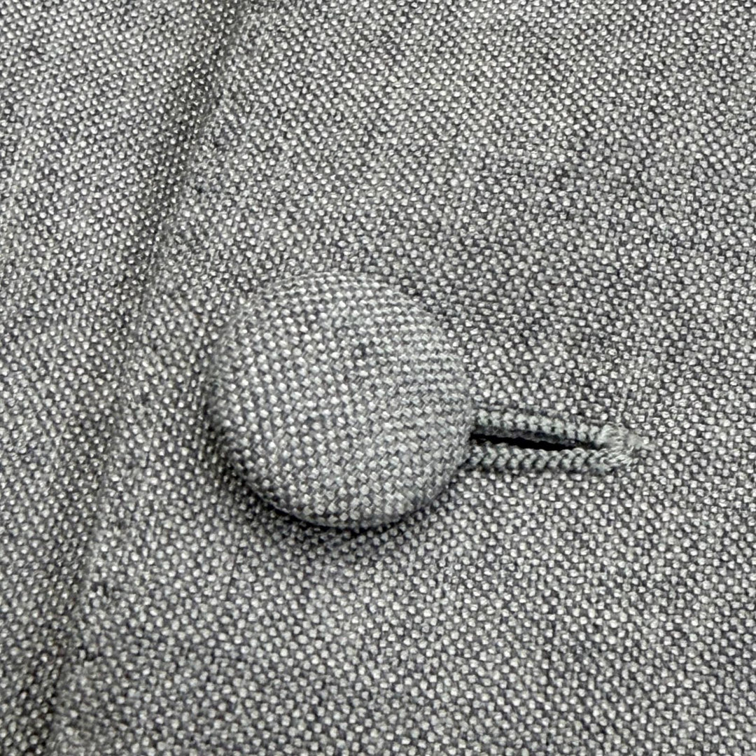 Excellent DOLCE&GABBANA suit 3-piece two-piece set single gray wool mens IT 48