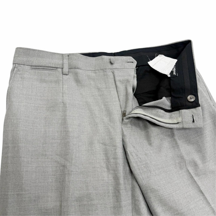 Excellent DOLCE&GABBANA suit 3-piece two-piece set single gray wool mens IT 48