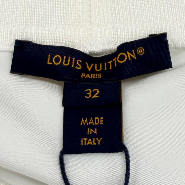 Pristine LOUIS VUITTON Short sleeve T-shirt Oversized Monogram Crewneck silk 32