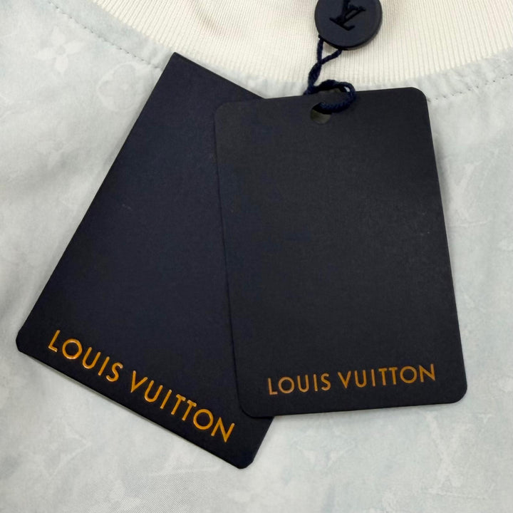 Pristine LOUIS VUITTON Short sleeve T-shirt Oversized Monogram Crewneck silk 32