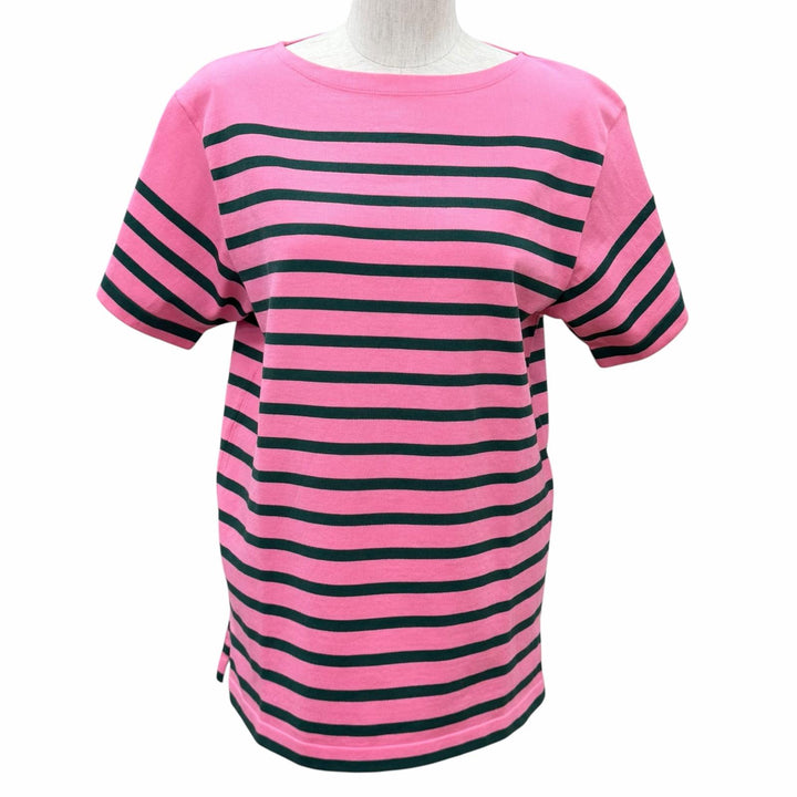 Pristine LOUIS VUITTON Short sleeve T-shirt LV Leather Patch Border cotton M