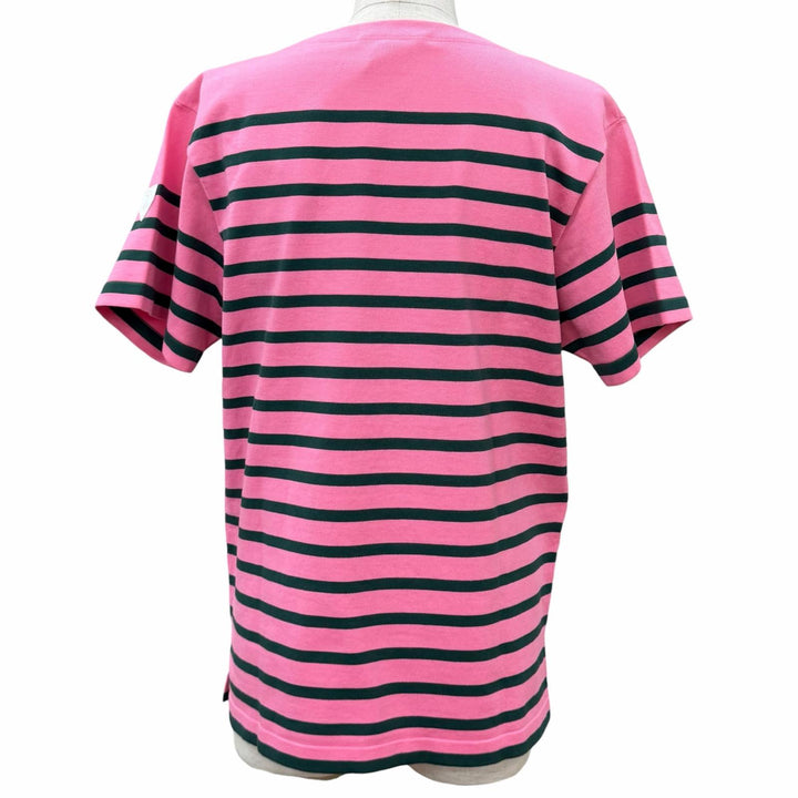 Pristine LOUIS VUITTON Short sleeve T-shirt LV Leather Patch Border cotton M