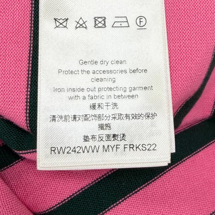 Pristine LOUIS VUITTON Short sleeve T-shirt LV Leather Patch Border cotton M