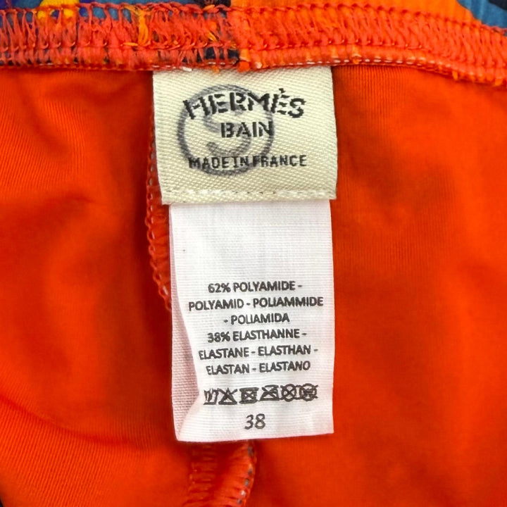 Excellent HERMES Pants FANTAISIE D'ETRIERS: The Illusion of Armor 38 3E3903DE