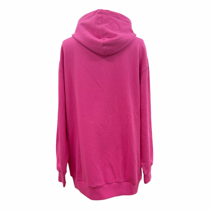 Excellent CELINE hoodie Palm Tree Studded Hooded Pullover pink mens XS 2Y795670Q