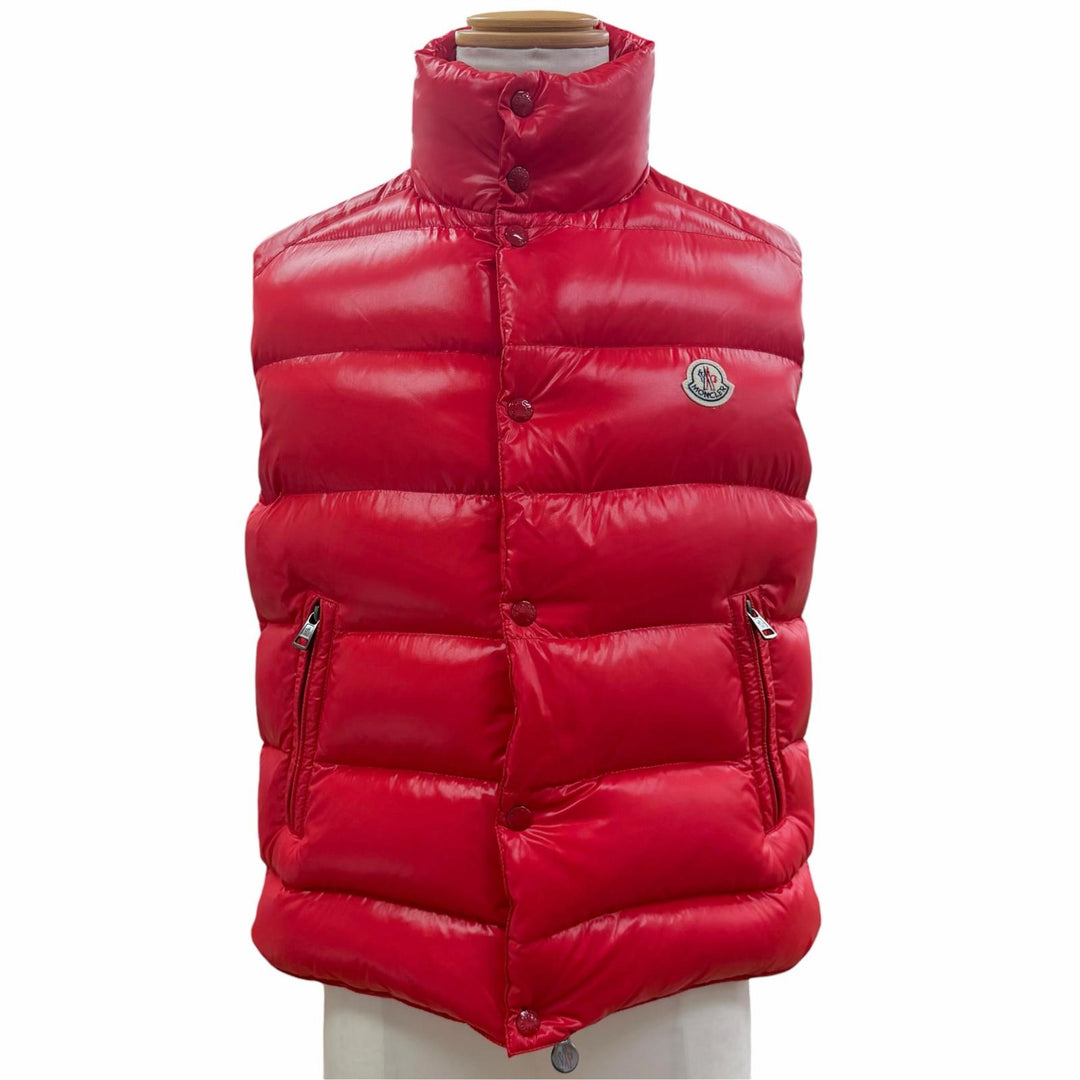 Great MONCLER Down vest TIB Red Nylon mens 1 C20914335005