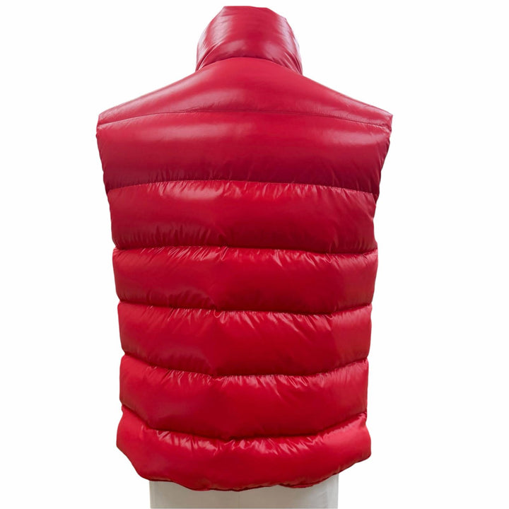 Great MONCLER Down vest TIB Red Nylon mens 1 C20914335005