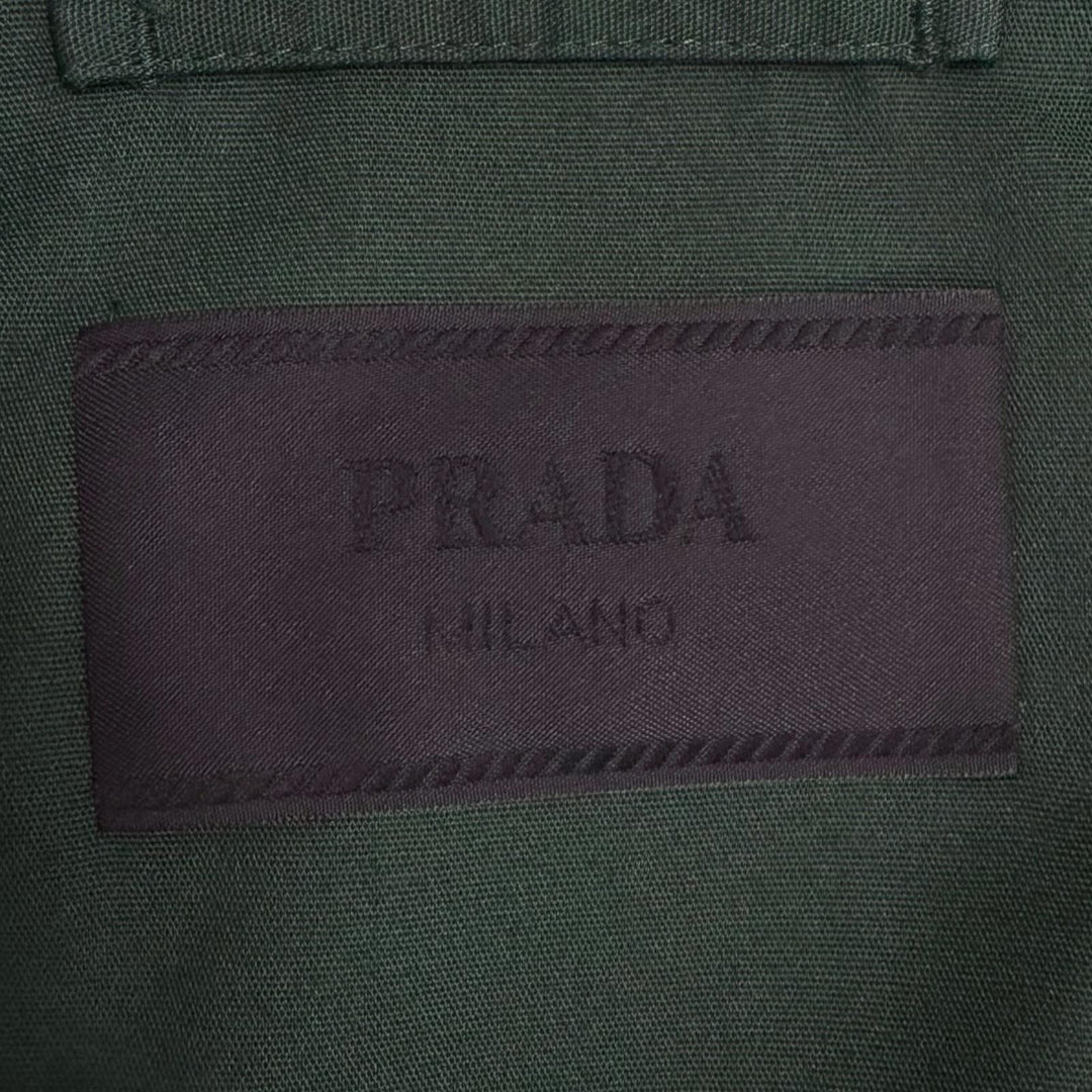 Great PRADA two-piece set Blouson jacket and trousers green