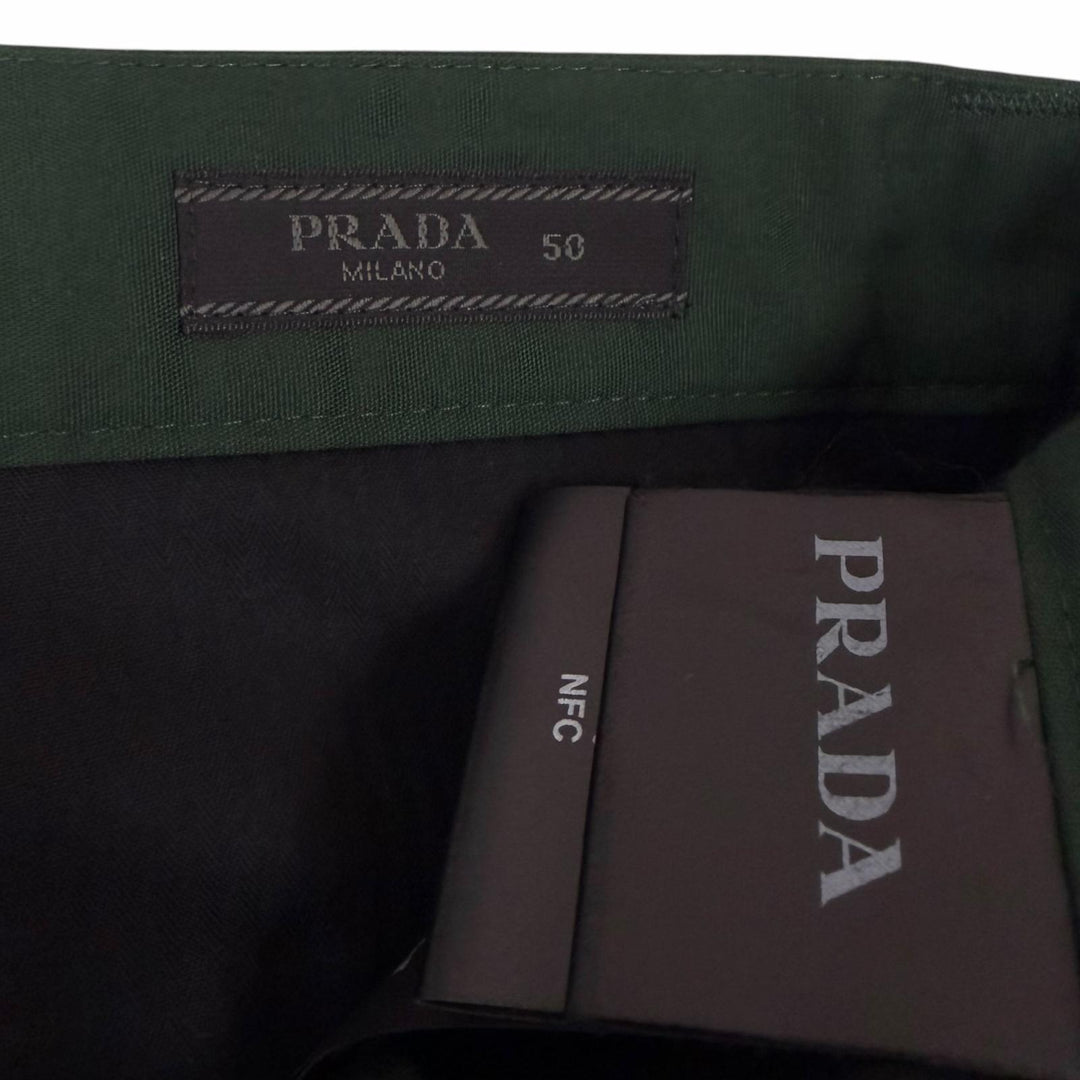 Great PRADA two-piece set Blouson jacket and trousers green
