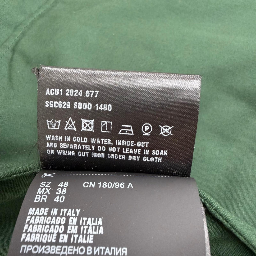 Great PRADA two-piece set Blouson jacket and trousers green