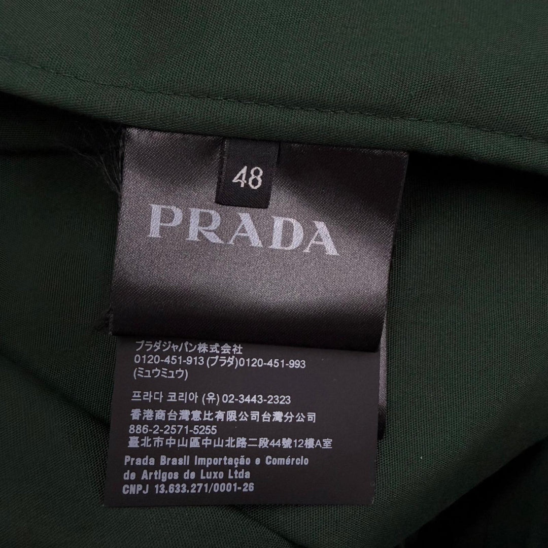 Great PRADA two-piece set Blouson jacket and trousers green