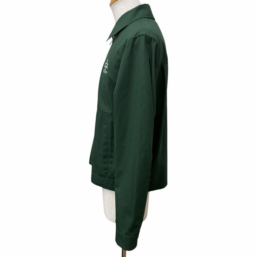 Great PRADA two-piece set Blouson jacket and trousers green