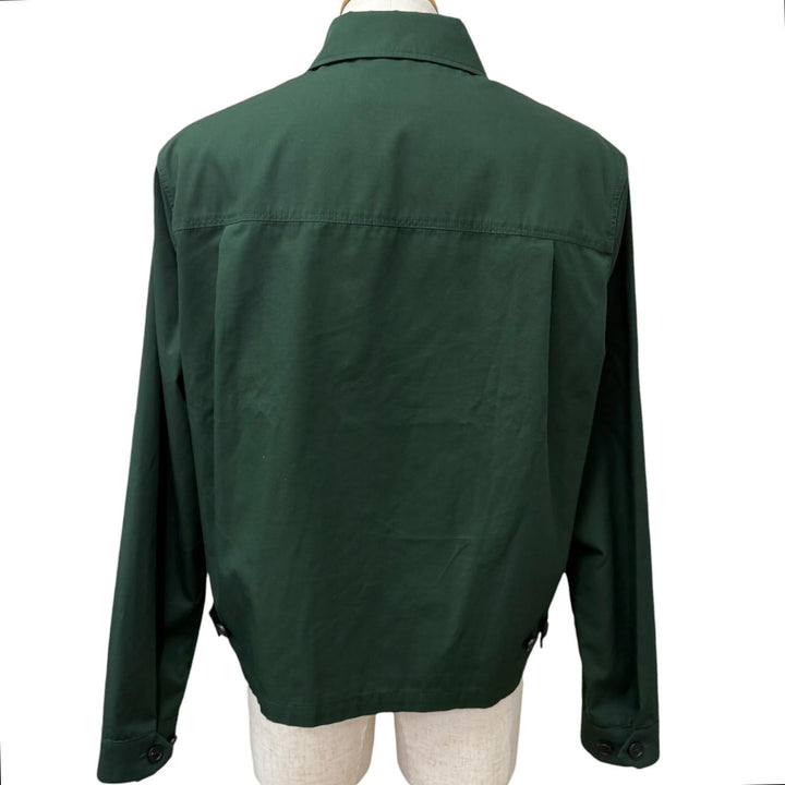 Great PRADA two-piece set Blouson jacket and trousers green