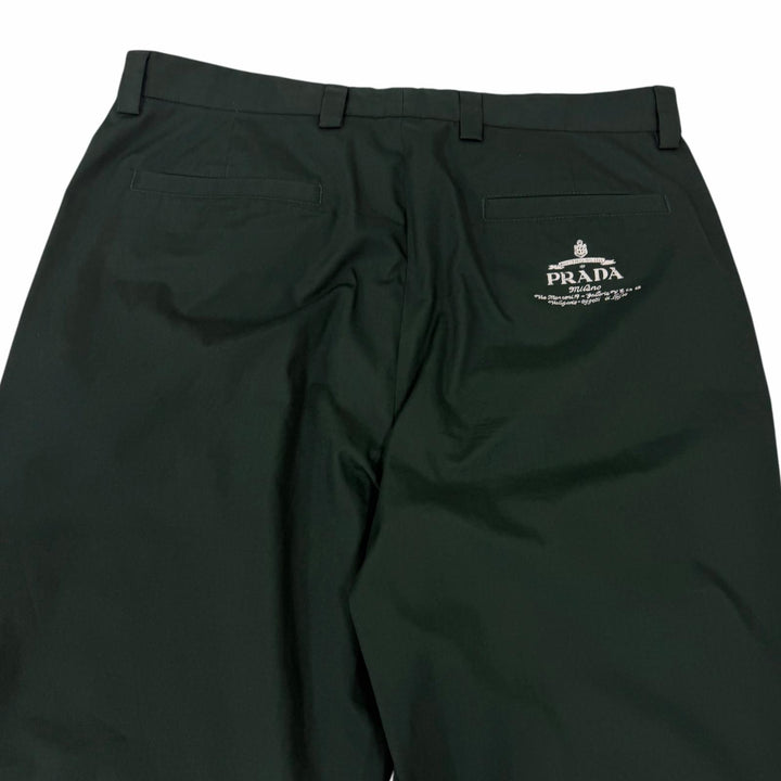 Great PRADA two-piece set Blouson jacket and trousers green