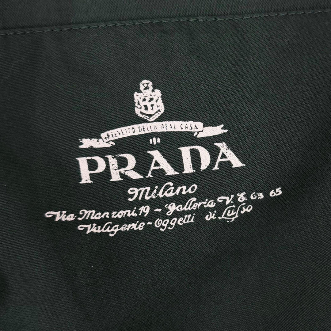 Great PRADA two-piece set Blouson jacket and trousers green
