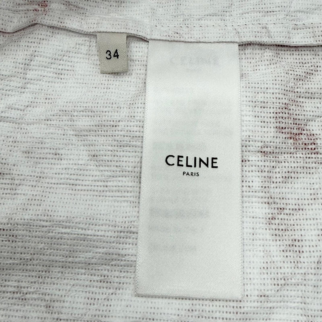 Pristine CELINE hoodie Back logo, Wrinkles finish, paper windbreaker 2W546323Q