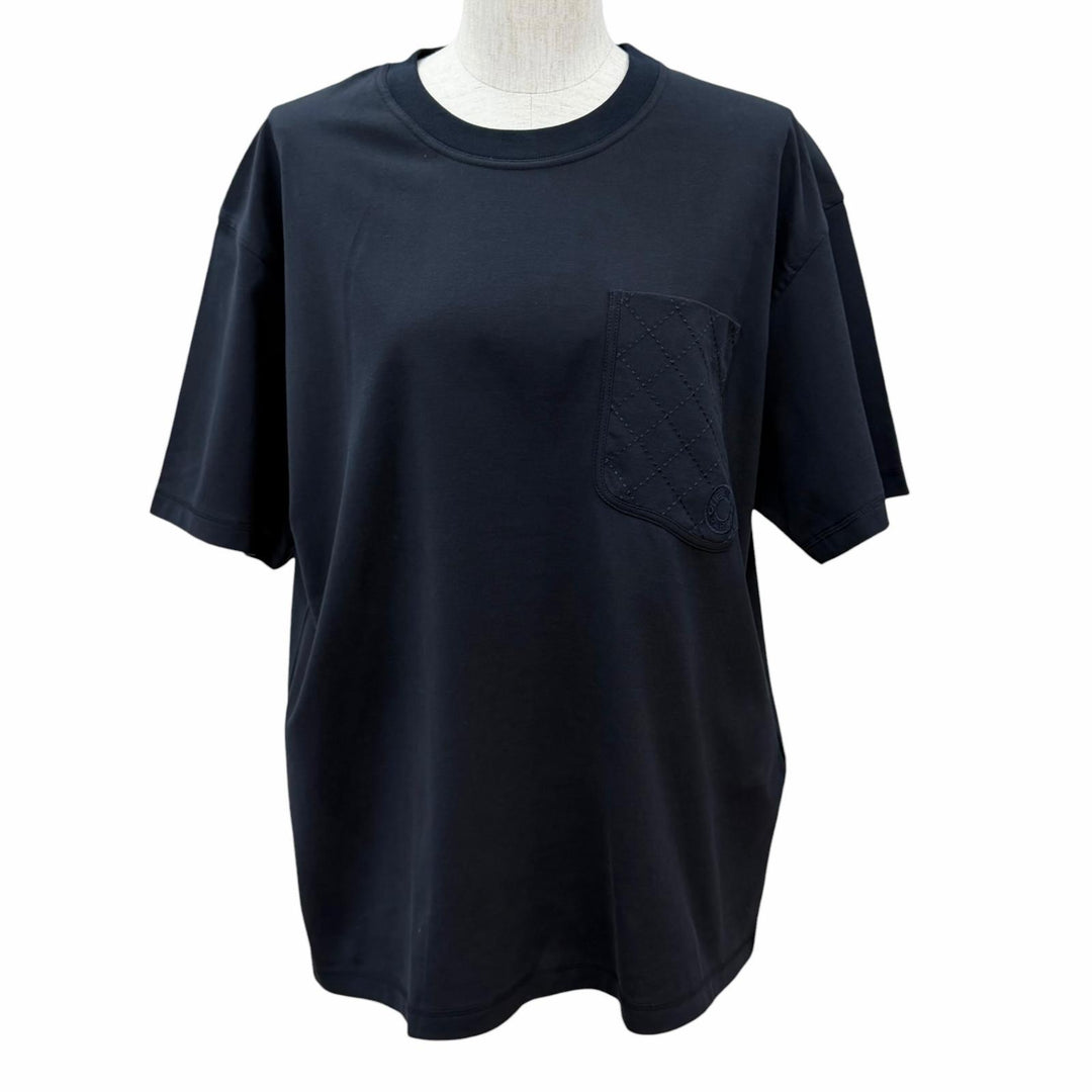 Excellent HERMES Short sleeve T-shirt Tapiducelle Dark navy cotton 40 6H4635DA